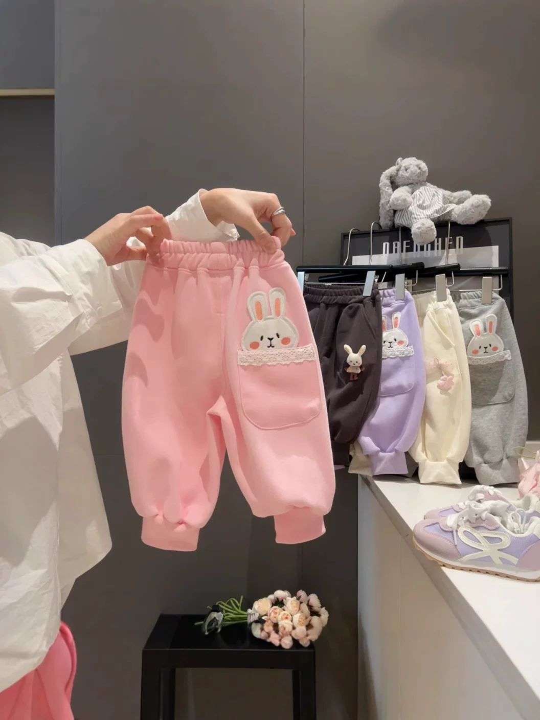 Baby Girl Sports Pants, New Spring Style, Versatile Casual Trousers for Big Girls, Infant Outerwear Long Pants