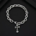 Sl022 letter buckle cross pendant