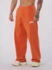 Youngla New Men's Sports Pants Loose Straight-Leg Long Pants Joggers Gym Fitness Casual Pants