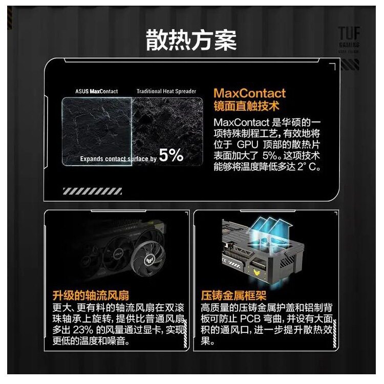 TUF GeForce RTX 5080 O16G ИГРОВОЙ настольный компьютер игровая дискретная видеокарта Изображение 1