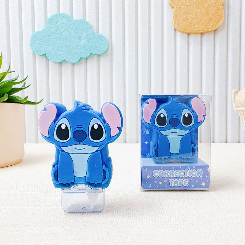 Cute Cartoon Stiller Correction Tape Creative Modeling Blue Rabbit Rabbit Ornaments Correction Tape Correction of Mispronounced Characters with Foreign Trade