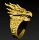 Chenrui wish golden Western dragon ring серии трансграничных ретро-модных темпераментных властных колец прямых продаж с фабрики mini 5