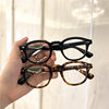 2021 Yu Wenle Vintage Rice Nail Flat Mirror Korean Style All-Match Small Round Frame Glasses Frame with myopia