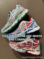 Cross-Border Off-White Dad Shoes High-End Version Unisex Retro Versatile Thick-Soled Height-Increasing Casual Running Sneakers