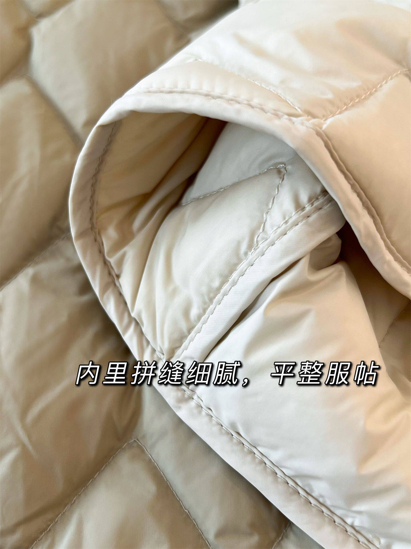 Autumn and Winter Warm V Neck Quilted down Jacket Lining Classy Inner Layering Lightweight down Vest Vest Top for Women