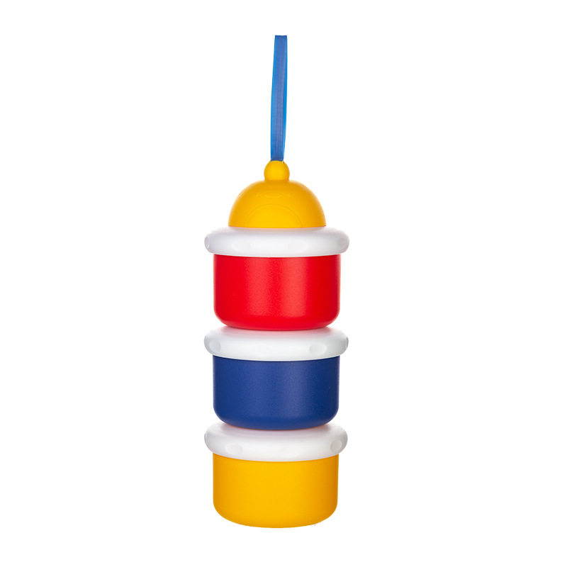 Dorado independent opening three-layer portable milk powder box baby milk powder storage box stacked milk powder 6424