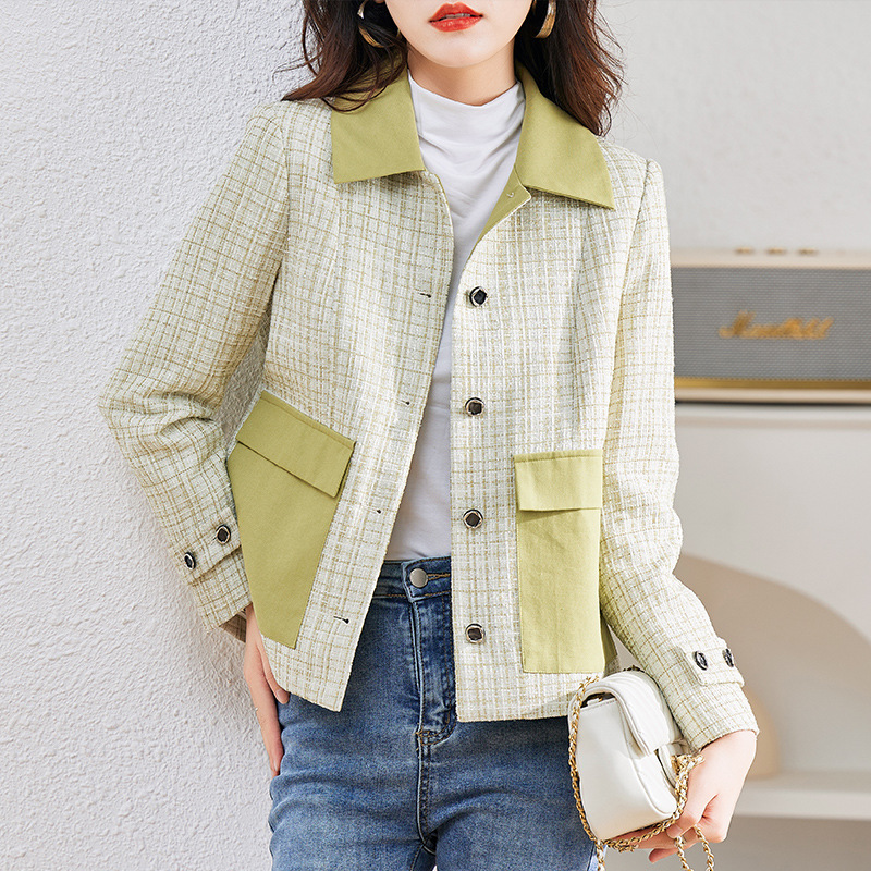 (Mới) Mã G2183 Giá 1730K: Áo Khoác Nữ Hadio Kẻ Caro Hàng Mùa Xuân Thu Đông Kẻ Caro Thời Trang Nữ Chất Liệu G05 Sản Phẩm Mới, (Miễn Phí Vận Chuyển Toàn Quốc).