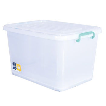 Transparent storage box wholesale storage box plastic pulley storage box storage box thickened storage box with lid storage box storage box