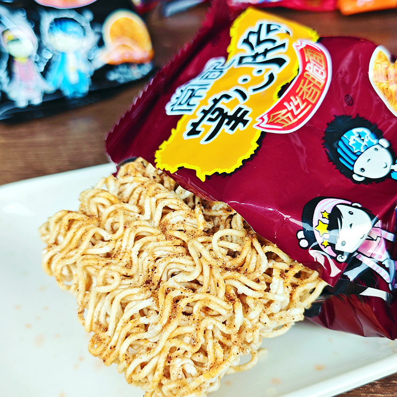 Changji Crispy Noodles, Palm-Sized Crispy Dry Noodles, Instant Noodles, Whole Box Packed Snacks, Casual Snacks, Mixed-Pack Puffed Food