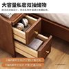 All Solid Wood Bedside Table Mini Small Bedroom Extremely Narrow Bedside Cabinet Ultra Narrow Gap Storage Simple Modern Storage Rack