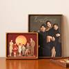 Family Portrait Solid Wood High-End Photo Frame Washed Photo Plus Printing and Mounting Eight Inches 8 Inches 10 Table Hanging Wall A4