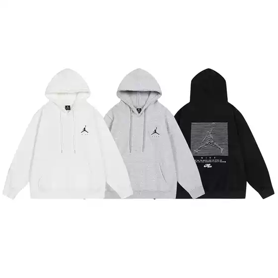 2025 Trendy Brand Aj Trapeze Velvet Thickeneded Sweatshirt for Men and Women Couple Tops Hoodies Printed Jacket Export Wholesale