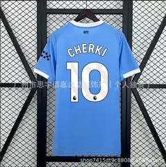 Batch 2526 New Manchester City No. 10 Jersey Chelsea No. 10 Barcelona No. 10 Real Madrid No. 10 Mbappe Football Uniform