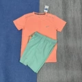 [ice silk quick dry] reflective cursor-nk set orange + light green