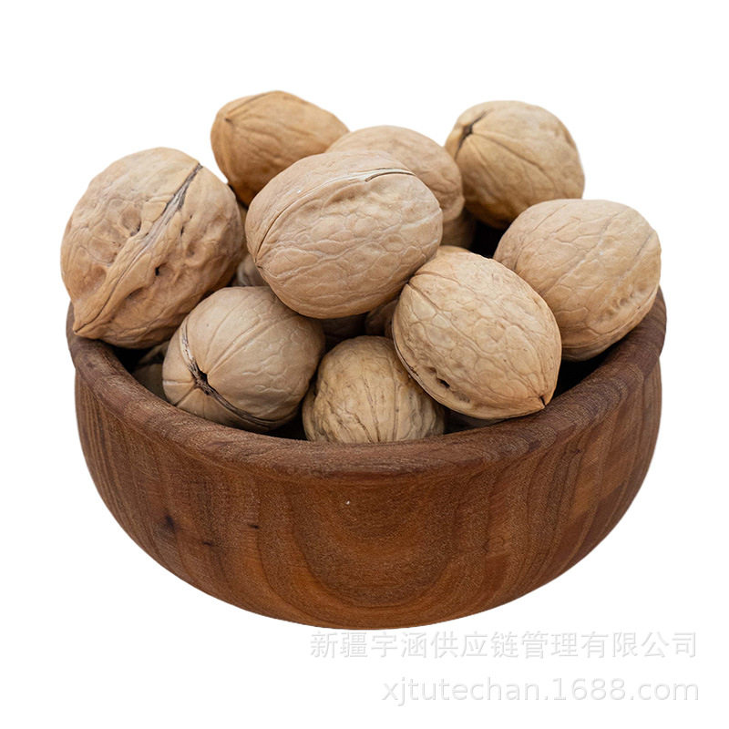 Xinjiang Original Flavor 185 Thin-Skinned Walnuts Specialty Crispy Walnuts Hand-Peeled Paper-Skin Snacks Nuts Wholesale Fragrant Crispy Bulk Pack