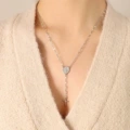 P348-Steel Necklace-50+5cm