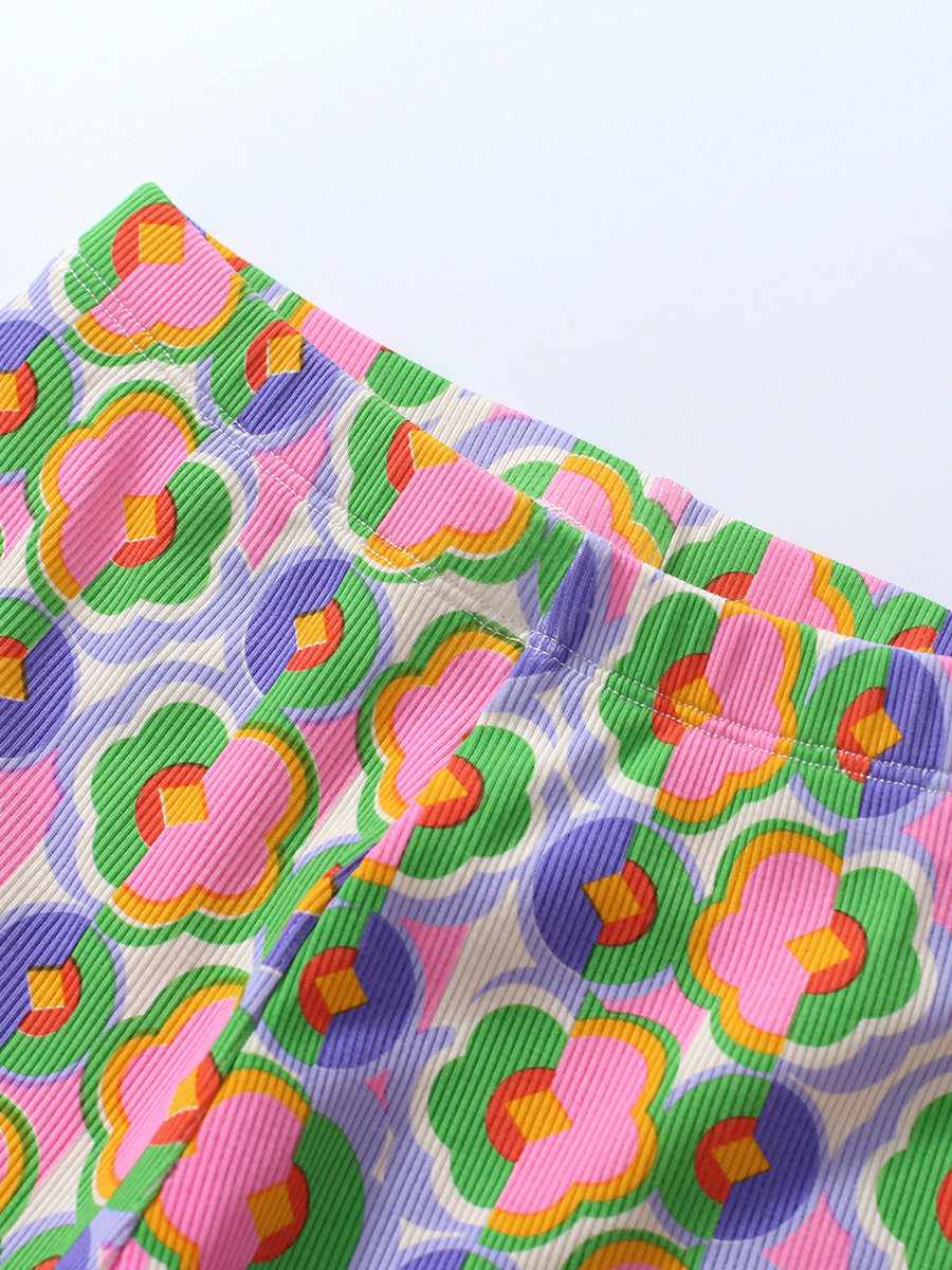 Factory Girls' Set, Summer Short-sleeve Kids' Outfit, Kids' Set Wholesale