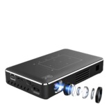 В отеле Xiaoying Bar используется система DLP3D4K Android 9.0 mini mini smart projector P10 digital