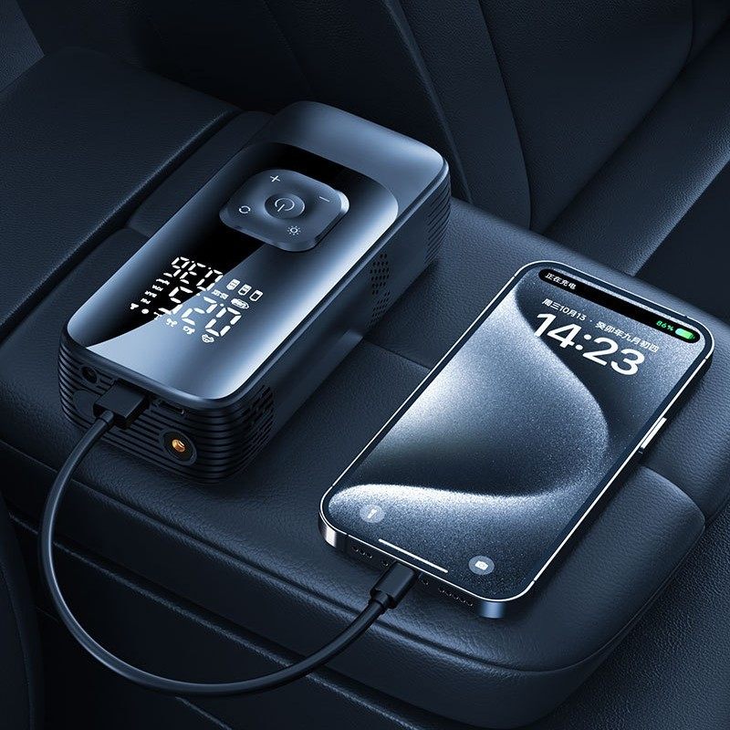 Car Wireless Air Pump Car Portable Air Pump Electric Car Tire High Pressure Pump Inflator
