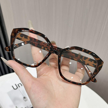 Cross-Border European and American Style Anti-Blue Light Glasses Frame Retro Cat-Eye Student Glasses Without Makeup Street Photography Men's and Women's Flat Glasses