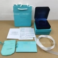 Tiffany velvet bracelet; gift box