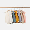 Baby's Gauze Wrap Fart Clothes Summer Thin Baby's Triangle Hats Climbing Clothes Newborn Clothes Pure Cotton Summer Suit