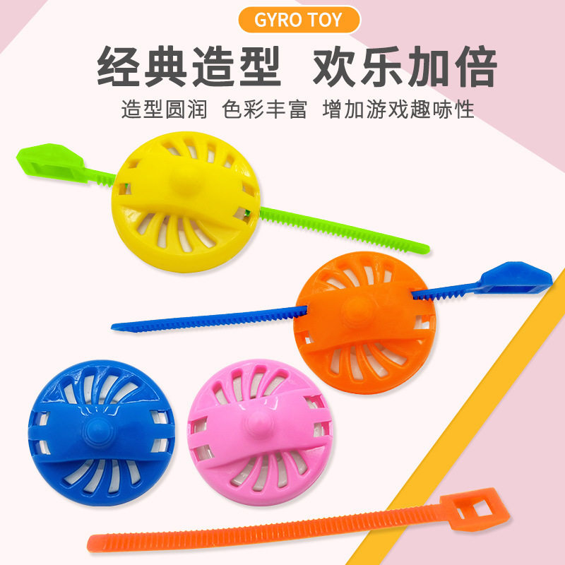 Mini small size Ruler Top Toy Children's Rotating Ruler Top Toy New Candy Color Ruler Top