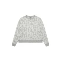 All-over print sweater