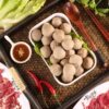 Authentic Chaozhou Shantou Specialty Beef Meatballs and Tendon Meatballs, Hand-Made, Essential Ingredients for Hot Pot and Barbecue