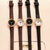 Cross-Border Hot-Selling Watch for Female Students Korean Version Simple and Cute Junior High School Retro Literary Thin Strap Small Dial Couple Watch