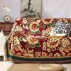 Fresh sofa blanket knitted sofa blanket spot fashion double-sided jacquard sofa blanket wire blanket wholesale