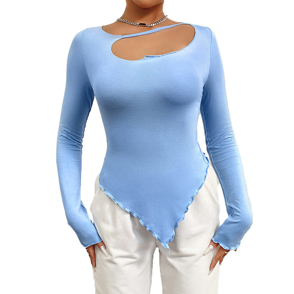Womens Slim Fit Long Sleeve Top Sexy Stylish Short Design Perfect for Spring and Summer Wholesale Available