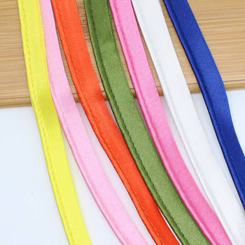 1cm wide Hemming strip fabric cheongsam Hanfu twill core rolled edge with trim decorative pillow insert strip clothes