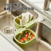 Square Drain Basket Kitchen Sink One-Click Opening and Closing Faucet Small Drain Basket Sink Storage Basket Storage Rack