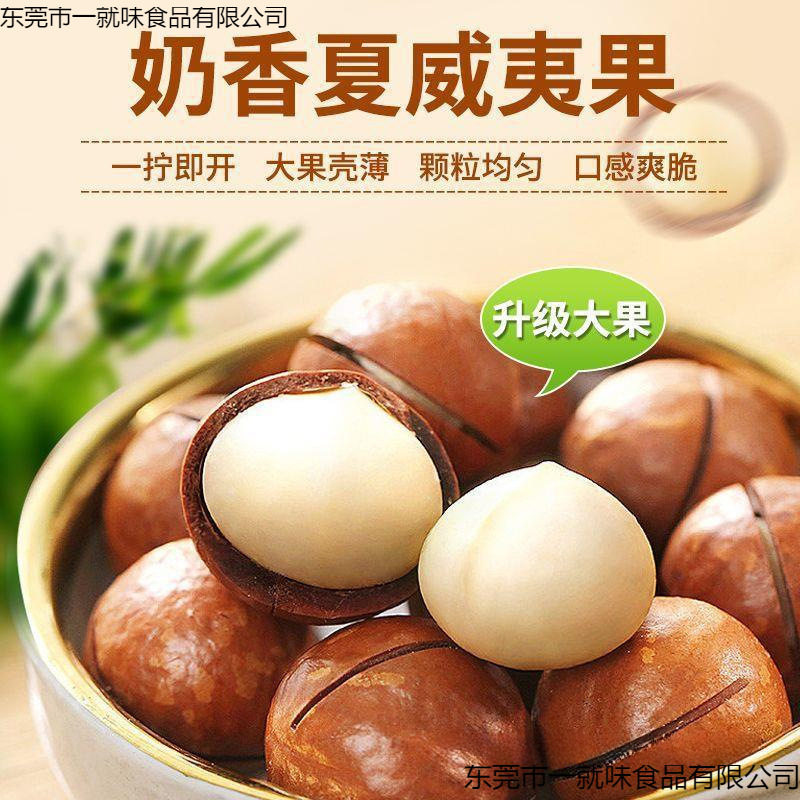 New Arrival Macadamia Nut Cream Flavored Bagged Nuts Roasted Seeds and Nuts New Year's Dried Fruit