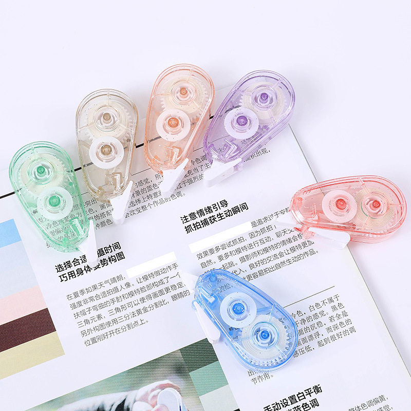 Jelly kappi Bala correction tape ins style high color value girl heart student transparent altered portable correction tape