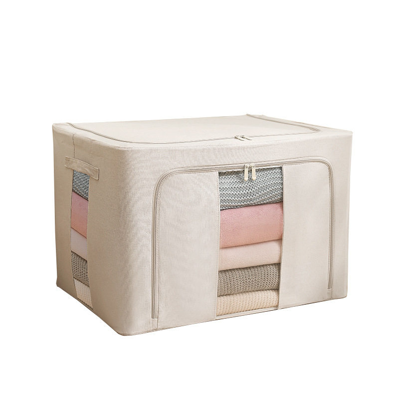Tianshan Cotton and Linen Storage Box Wardrobe Storage Large-Capacity Storage Box Dust-Proof Storage Household Clothes Quilt Storage Box