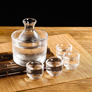 Gui Naketang Japanese-style Wine Wine Warmer suit Glass Wine Warmer Wine Hot Wine Pot Household One or Two White Wine Glass suit