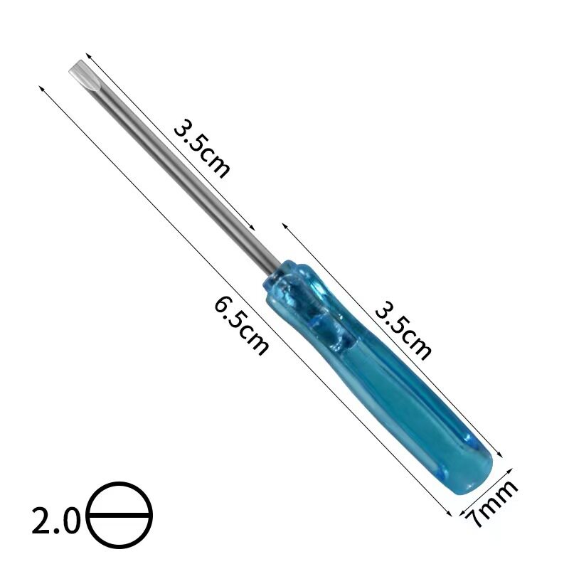 Фабрика оптом небольшой инструмент для демонтажа отвертки игрушечная отвертка 3 мм2 мм крестовая мини-отвертка