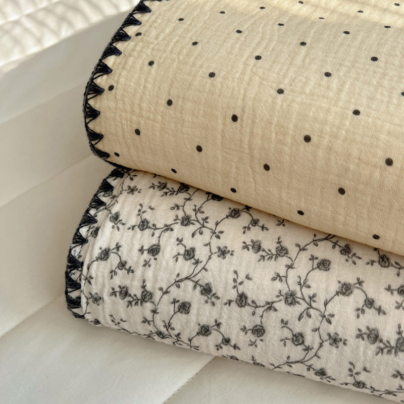 Class a Cotton Double-Layer Gauze Cover Blanket Pure Cotton Infant Bath Towel Air-Conditioning Blanket Office Nap Blanket Sofa Blanket