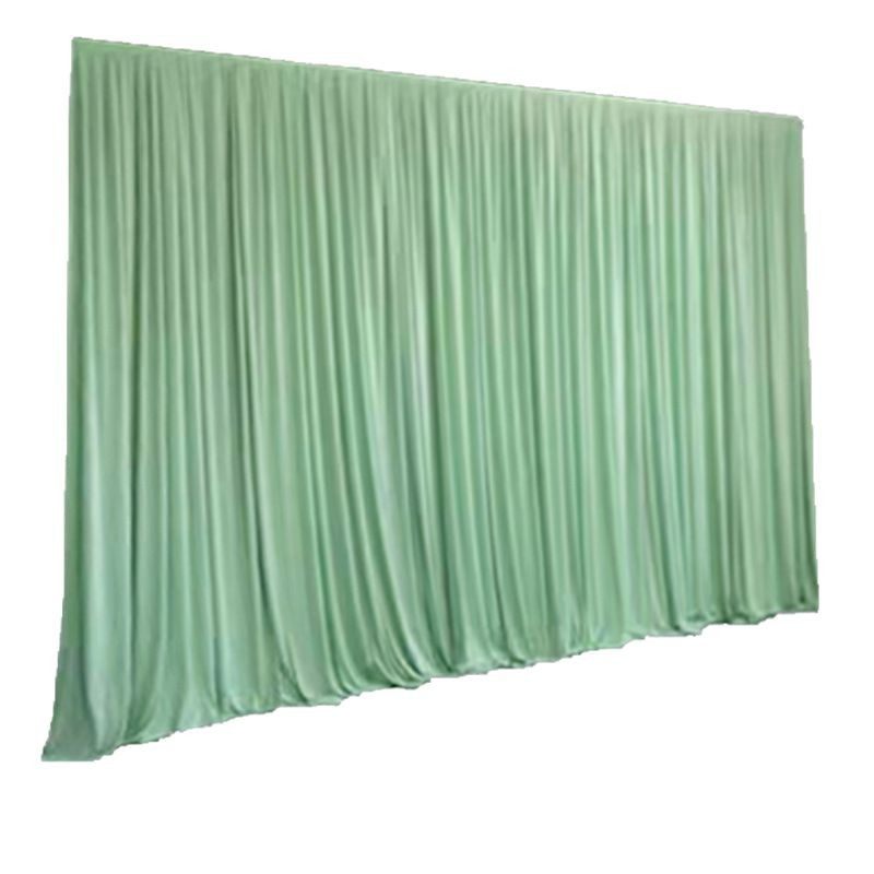 Wedding Milk Silk Backdrop Curtain Hotel Wedding Drape Stage Wedding Curtain Venue Curtain Handmade Craft