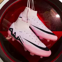 Putian Cross-border Foreign Trade Assassin 15 Generation High-top fg Nail Knitted Face Men's and Women's Sports Training Competition Football Special Shoes