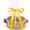Amazon's Popular Cross-Border Round Leather Handle Cotton Rope Toy Bathroom Storage Basket Storage Basket Gift Basket