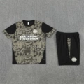 2526 black camouflage einhoven short-sleeved suit