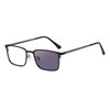 New European and American Fashion Square Frame Sunglasses for Men, Outdoor Color-Changing High-End Sun Protection Men's Sunglasses, Cross-Border Wholesale
