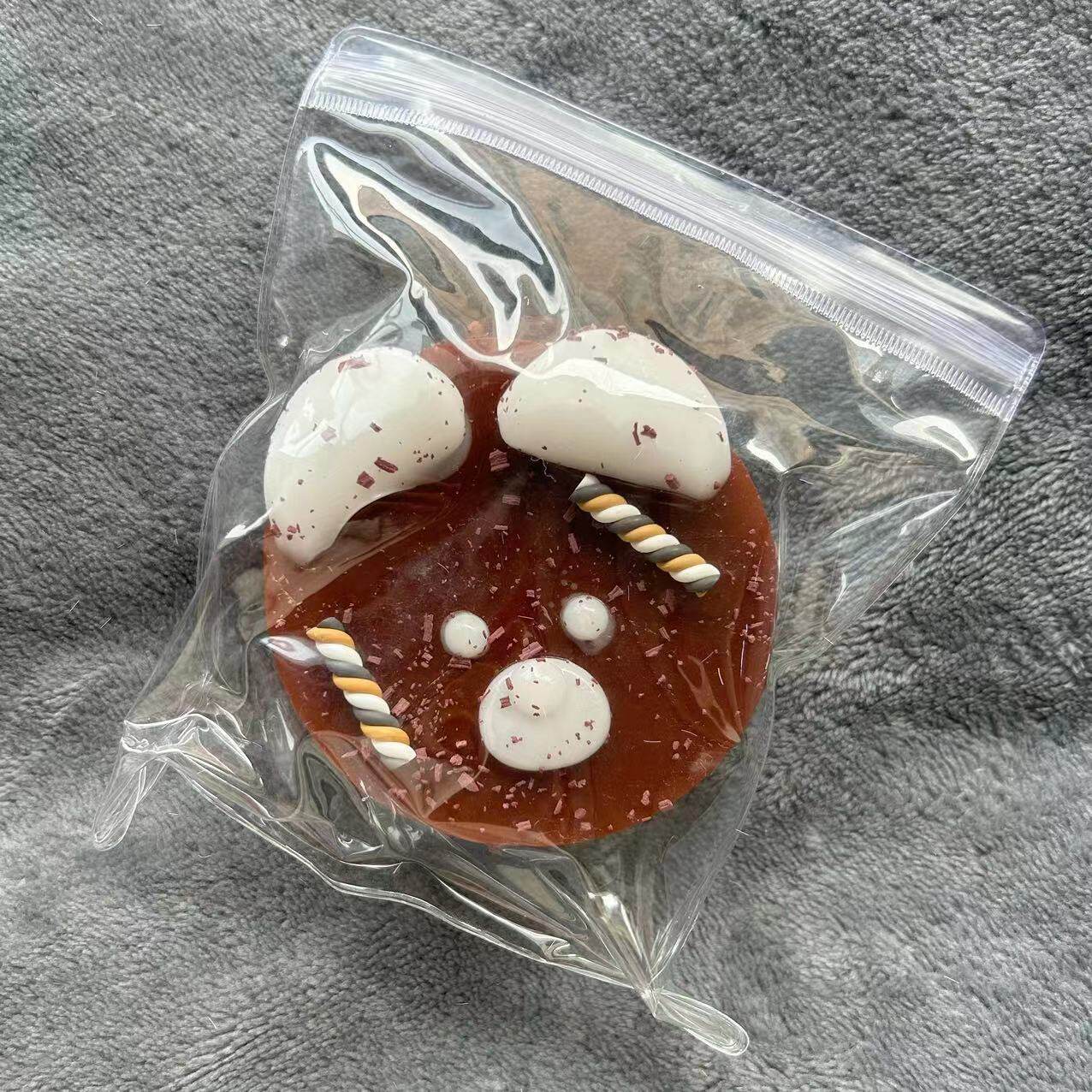 ケーキ熊【チョコレート色】