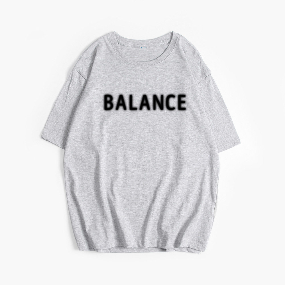 Womens Summer Graphic T Shirt Casual Loose Fit Round Neck 100 Cotton Versatile Style Wholesale Available