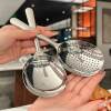 Stainless Steel Short-Handle Soup Spoon, Colander, Restaurant Serving Spoon, Household Rice Spoon, Noodle Spoon, Flour Spoon