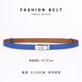 Silver buckle·blue·no logo