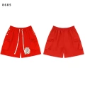 8686 woven shorts (red)